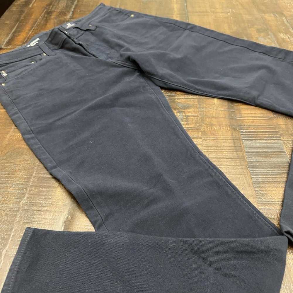 AG Adriano Goldschmied Jeans Mens 32x32 Black Denim The Graduate Tailored USA